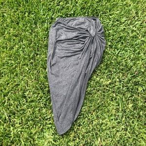 Charlotte Russe gather skirt in grey size small